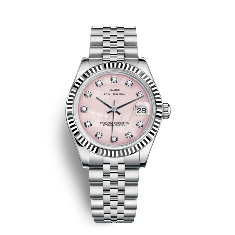 Minimalist Thin Watch - LGXIGE 크리스탈 여성 팔찌 시계 톱