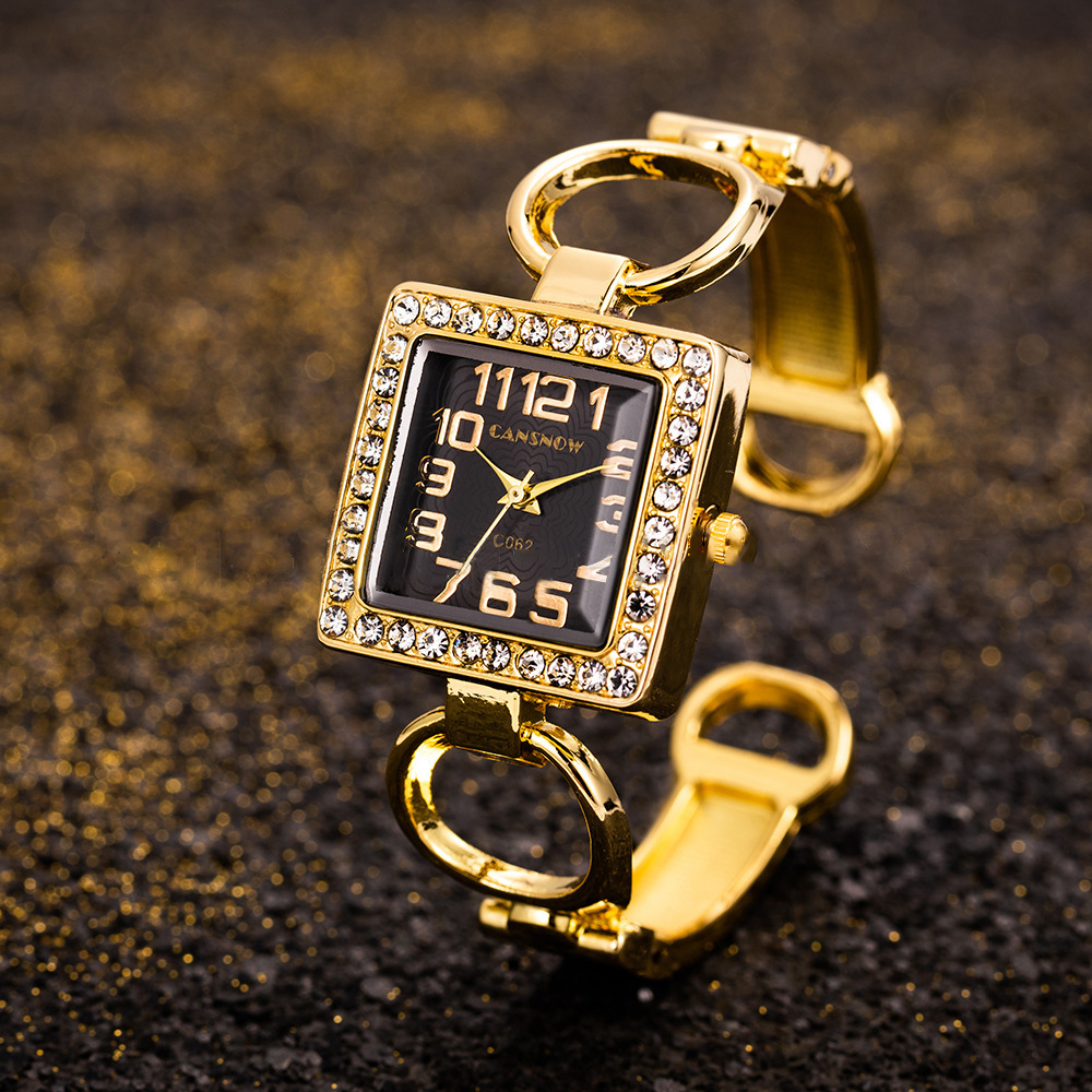 Minimalist Thin Watch - UTHAI W85 여성용 시계 오픈 팔찌