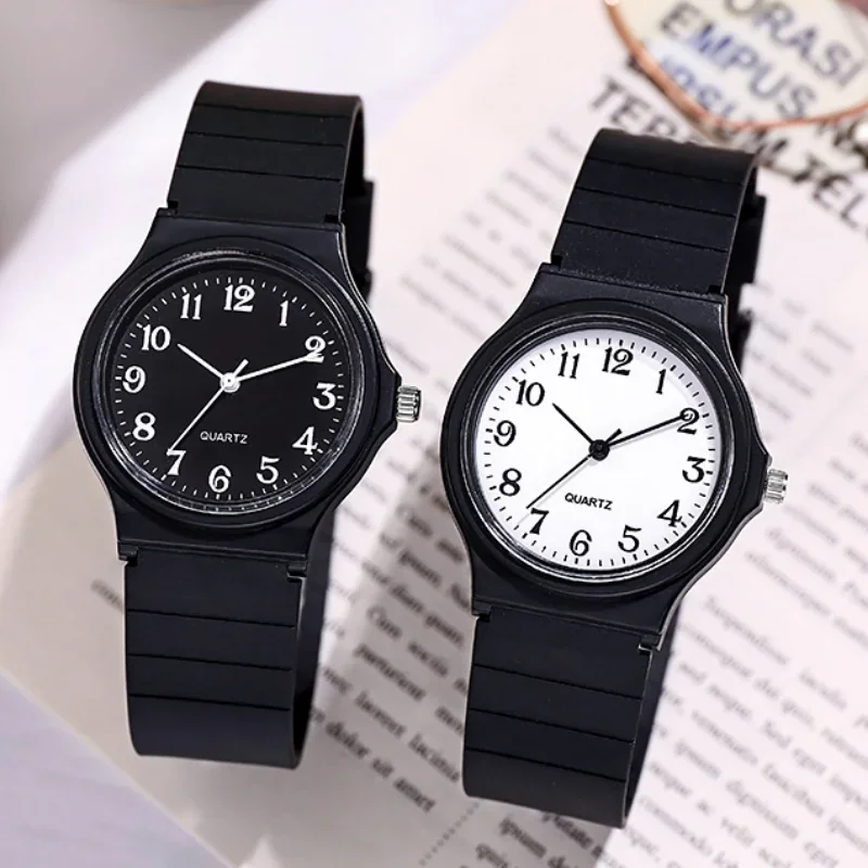 Minimalist Thin Watch - 여성용 심플 브랜드 쿼츠 시계, 학생용