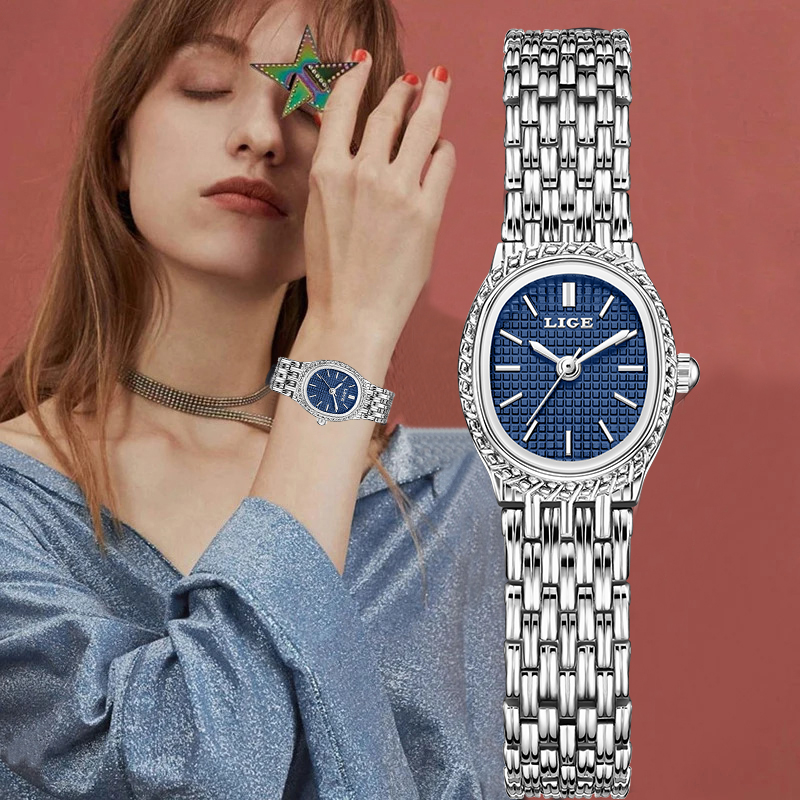 Ladies Fashion Watch - LIGE 패션 럭셔리 쿼츠 여성 시계