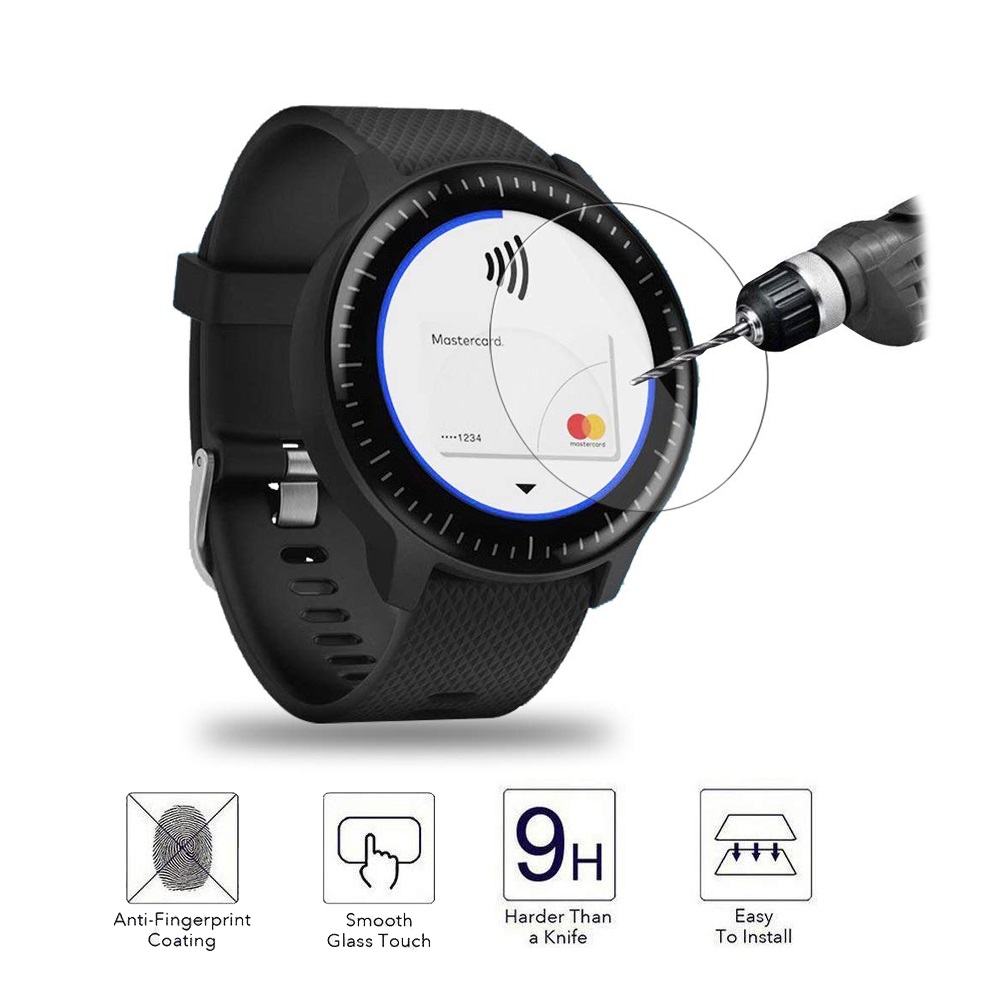 Casio Watches Smartwatch - 범용 라운드 강화 유리 보호 필름,