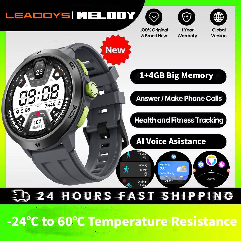 Smartwatch Running Watches For Men - LEADOYS C33 스마트 워치 대용량 메모리