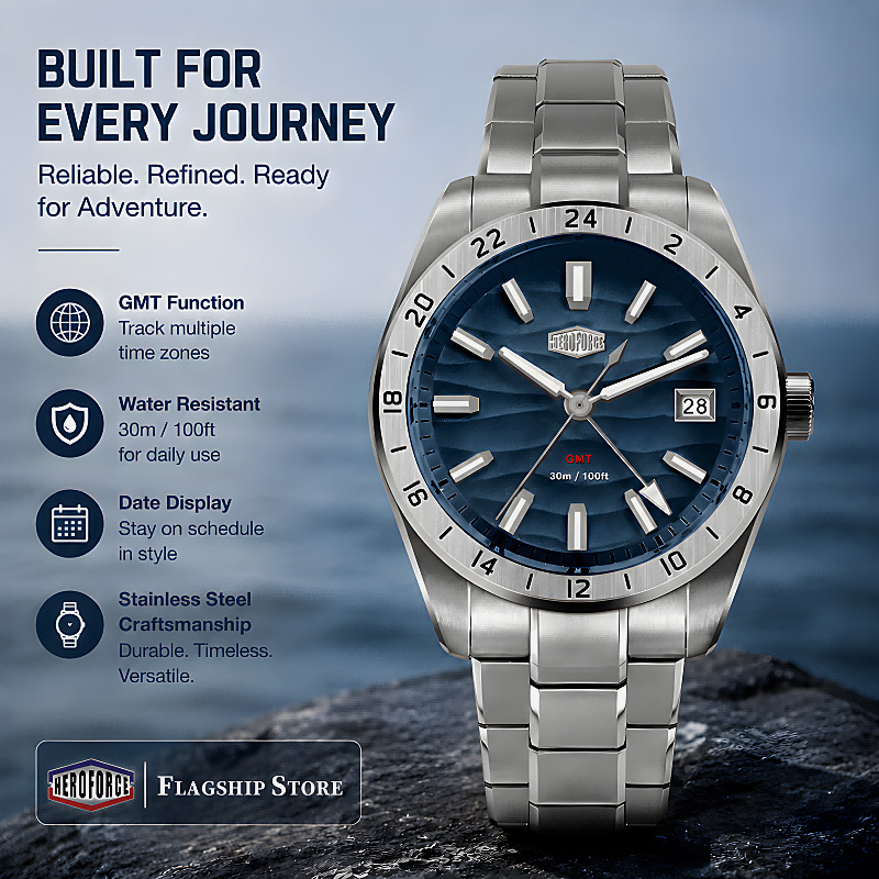 Smartwatch Sports Watches For Men - HEROFORCE 새로운 방수 빛나는 석영 시계
