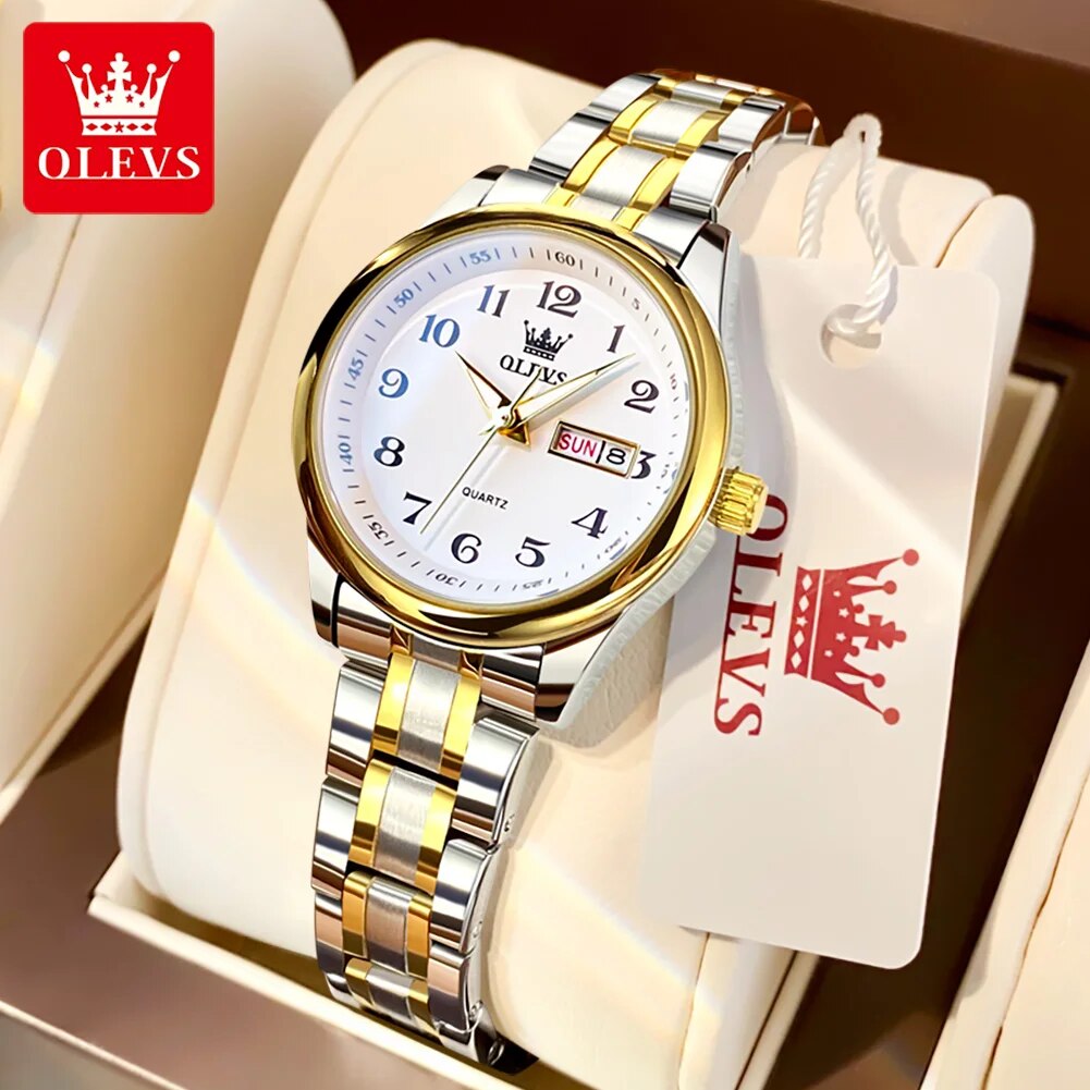 OLEVS 5567 베스트셀러 여성용 시계 심플 스틸  - Luxury Ceramic Watch 리뷰 및 가격