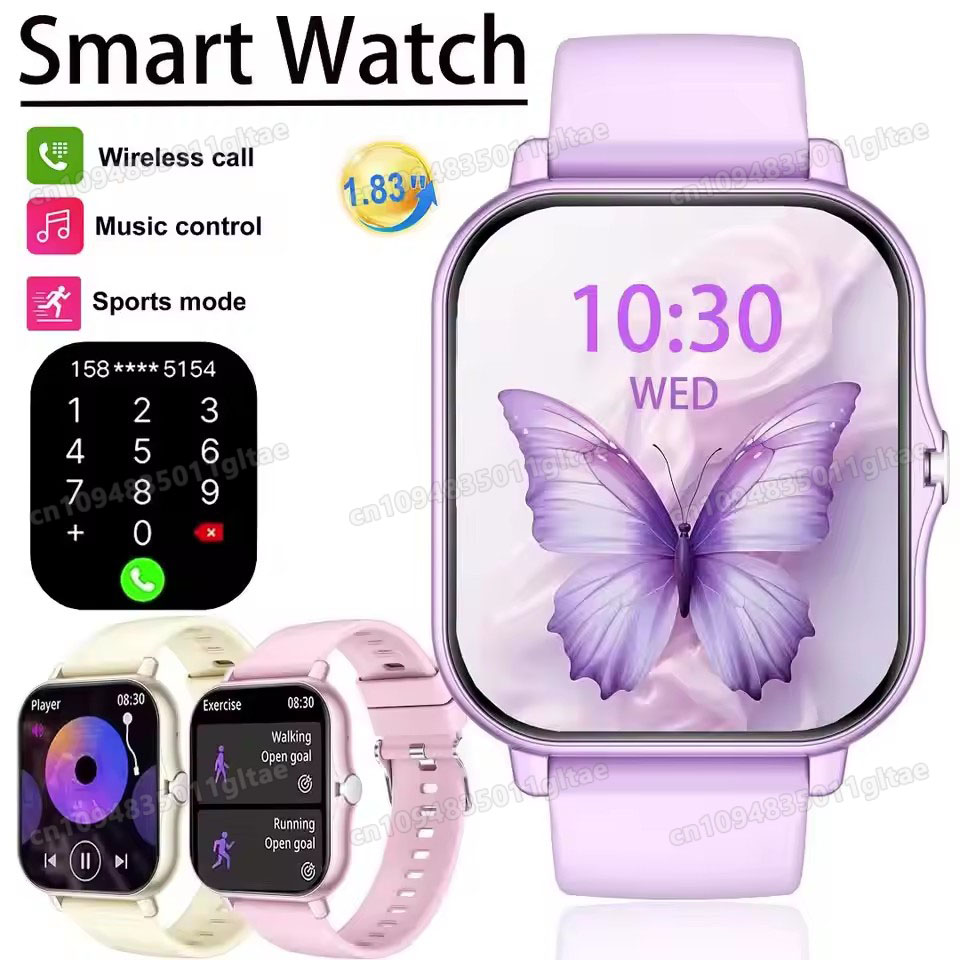 최신 업그레이드 패션 디자인 1.83인치 스포츠 스마트 - Smartwatch Latest Watches For Women 리뷰 및 가격