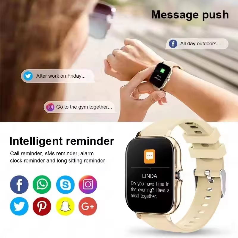 최신 업그레이드 패션 디자인 1.83인치 스포츠 스마트 - Smartwatch Latest Watches For Women 리뷰 및 가격
