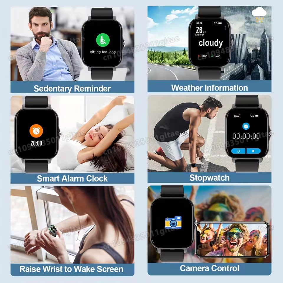 최신 업그레이드 패션 디자인 1.83인치 스포츠 스마트 - Smartwatch Latest Watches For Women 리뷰 및 가격