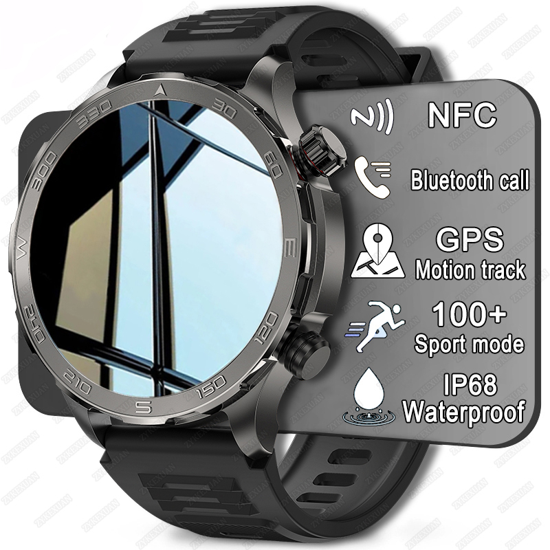 새로운 GPS 트랙 스마트워치 남성용 AMOLED HD - Smartwatch Sports Watches For Men 리뷰 및 가격