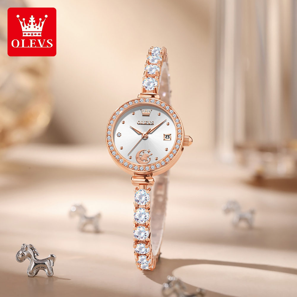 OLEVS 2998 브랜드 정품 여성용 시계 선물 세트 - Ladies Fashion Watch 리뷰 및 가격