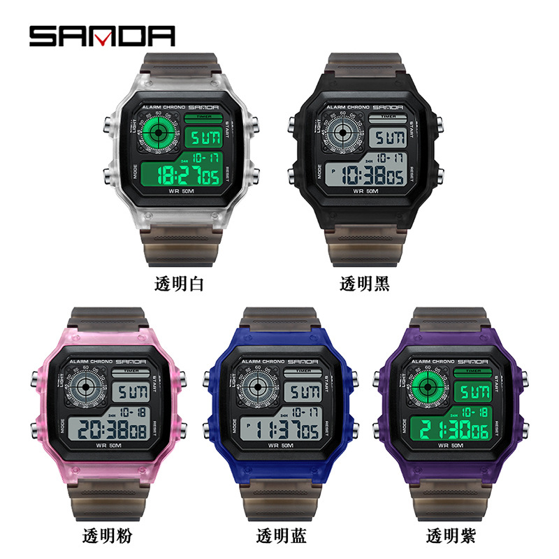 패션 산다 탑 브랜드 LED 디지털 스포츠 크로노그래프 - Ladies Fashion Watch 리뷰 및 가격