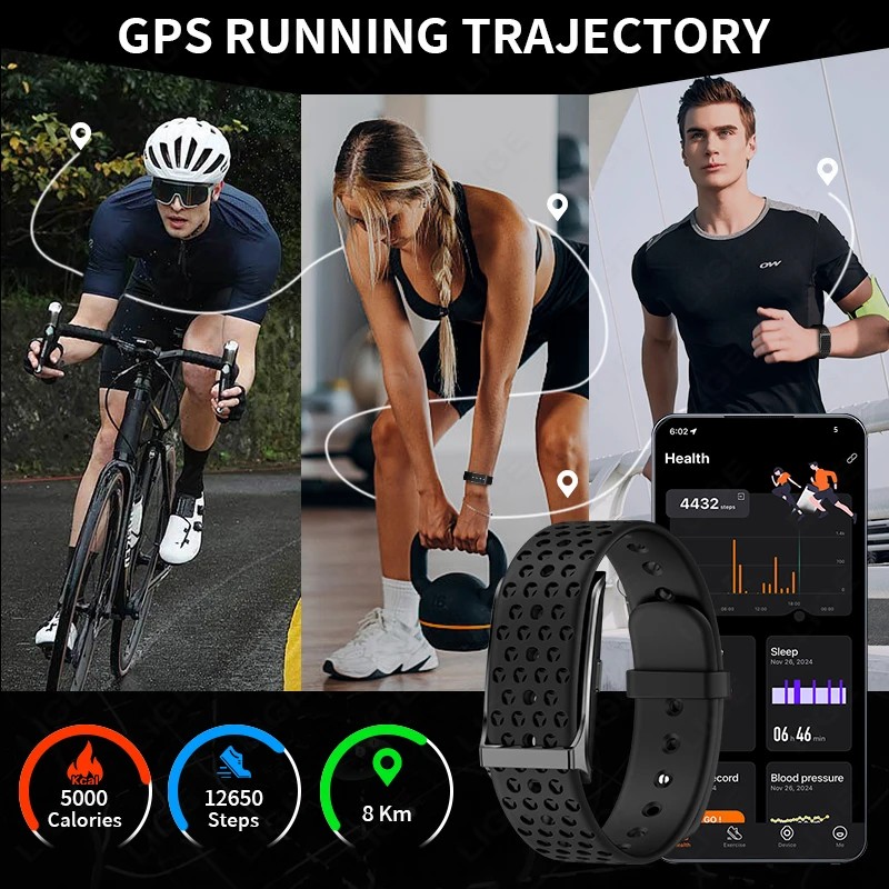 LIGE 스마트 워치 건강 스마트 팔찌, 커플 심박수  - Smartwatch Latest Watches For Women 리뷰 및 가격