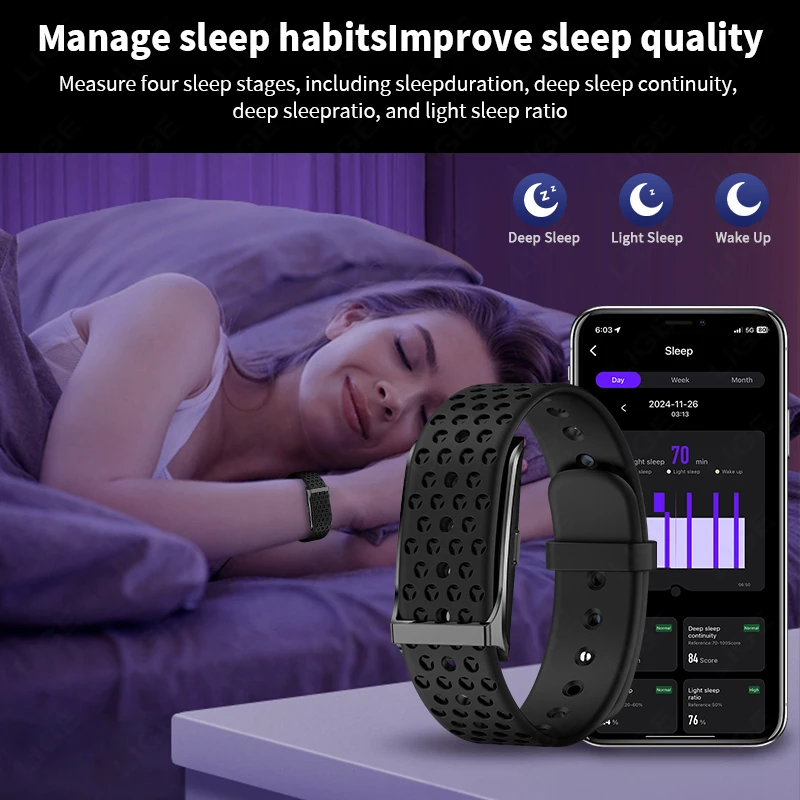 LIGE 스마트 워치 건강 스마트 팔찌, 커플 심박수  - Smartwatch Latest Watches For Women 리뷰 및 가격