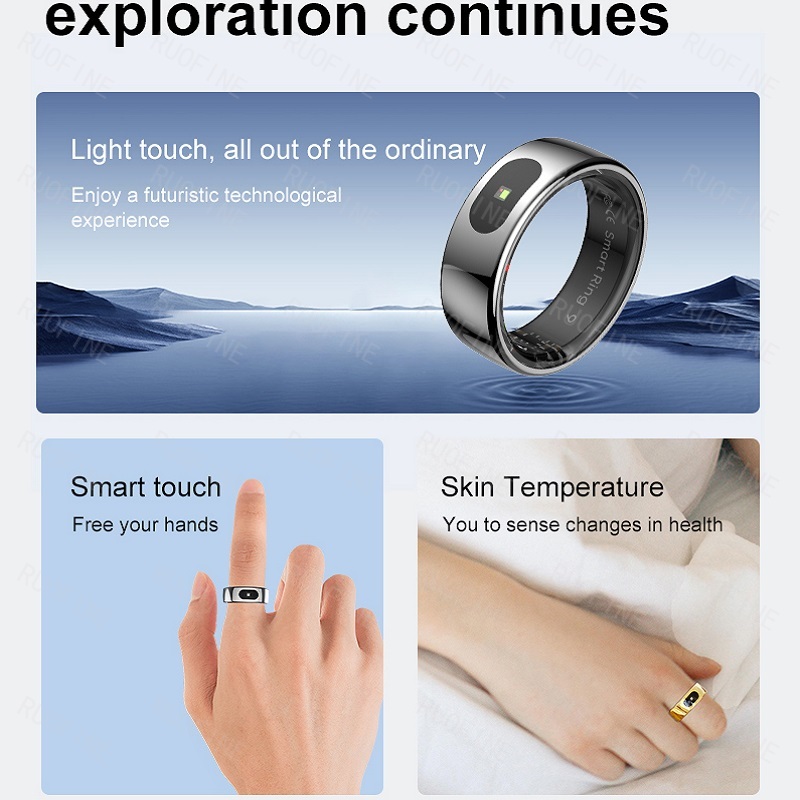 링 R08 Qring 여성용 남성용 메시지 알림 원격  - Smartwatch Sports Watches For Men 리뷰 및 가격
