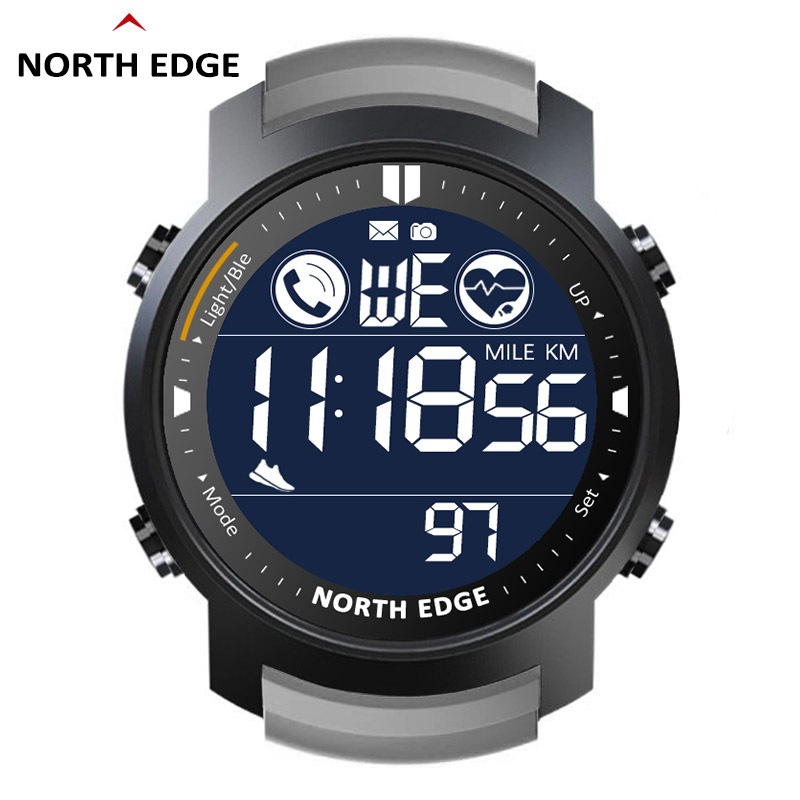 NORTH EDGE 남성용 스마트 워치, 심박수 모니터 - Smartwatch Running Watches For Men 리뷰 및 가격