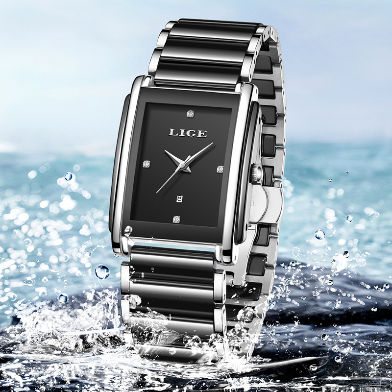 LIGE 새로운 럭셔리 여성 시계 우아한 세라믹 쿼츠  - Luxury Ceramic Watch 리뷰 및 가격