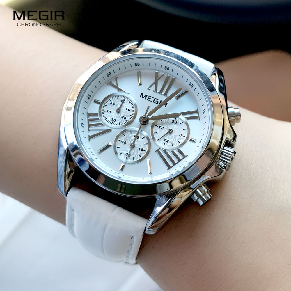MEGIR2019 새로운 고급 가죽 시계 여성 여성 톱 - Minimalist Thin Watch 리뷰 및 가격