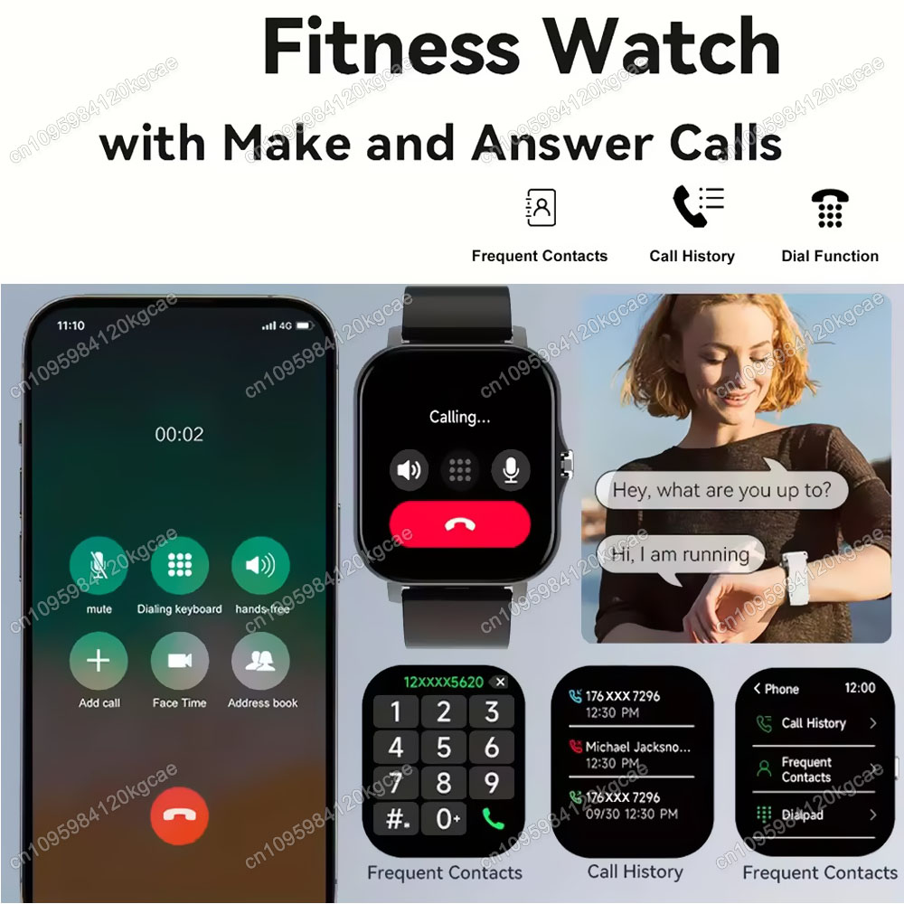 최신 업그레이드 패션 디자인 1.83인치 풀스크린 터치 - Smartwatch Latest Watches For Women 리뷰 및 가격