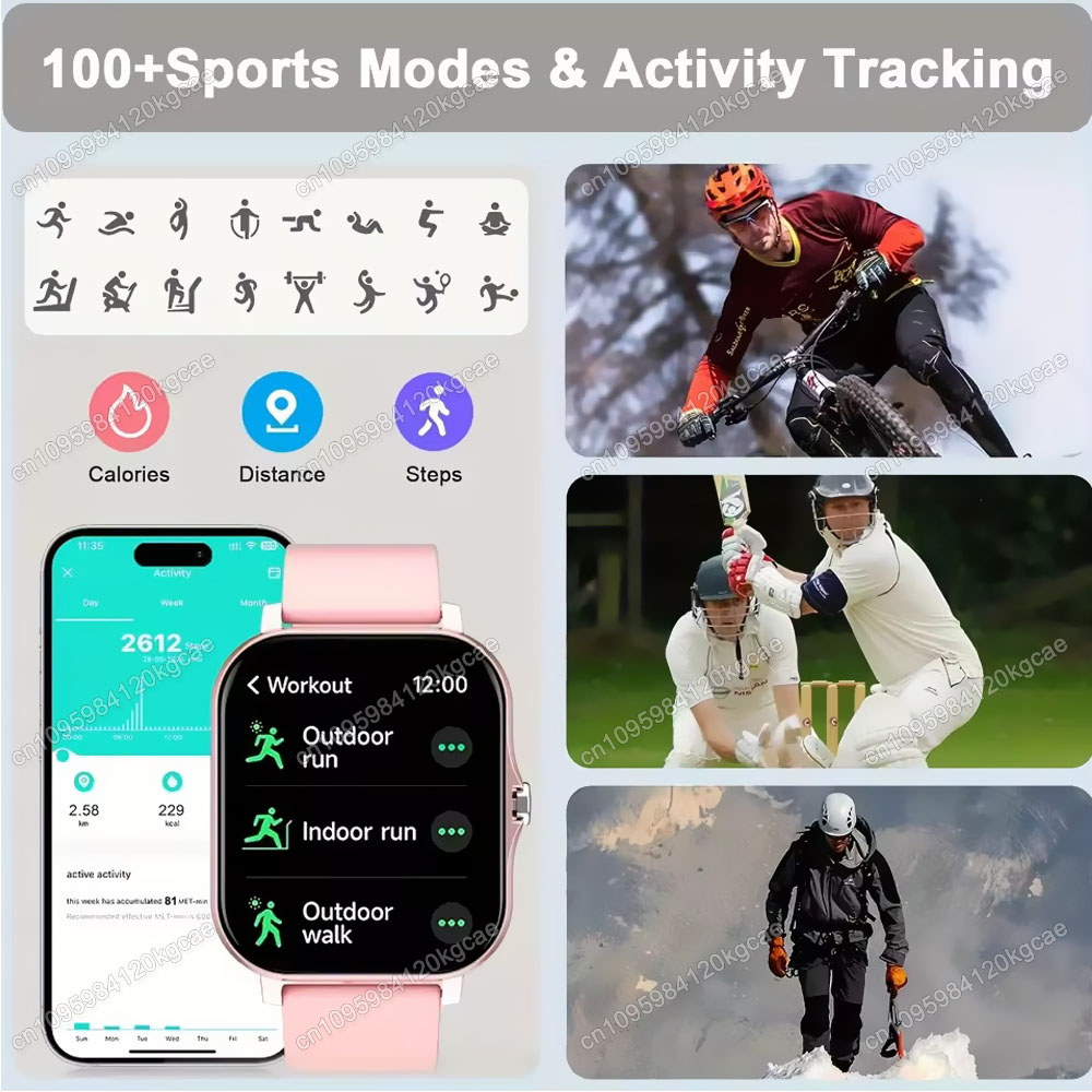 최신 업그레이드 패션 디자인 1.83인치 풀스크린 터치 - Smartwatch Latest Watches For Women 리뷰 및 가격