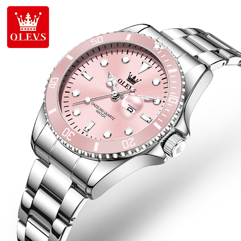 OLEVS 럭셔리 쿼츠 여성용 시계 스틸 스트랩 방수  - Luxury Ceramic Watch 리뷰 및 가격