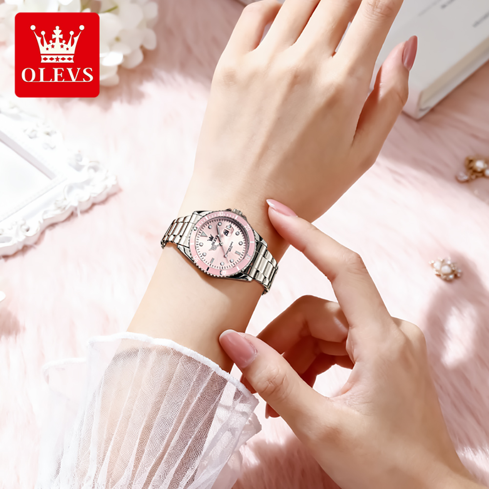 OLEVS 럭셔리 쿼츠 여성용 시계 스틸 스트랩 방수  - Luxury Ceramic Watch 리뷰 및 가격