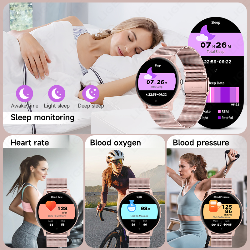LIGE 2026 스포츠 피트니스 시계 여성용 블루투스 - Smartwatch Latest Watches For Women 리뷰 및 가격