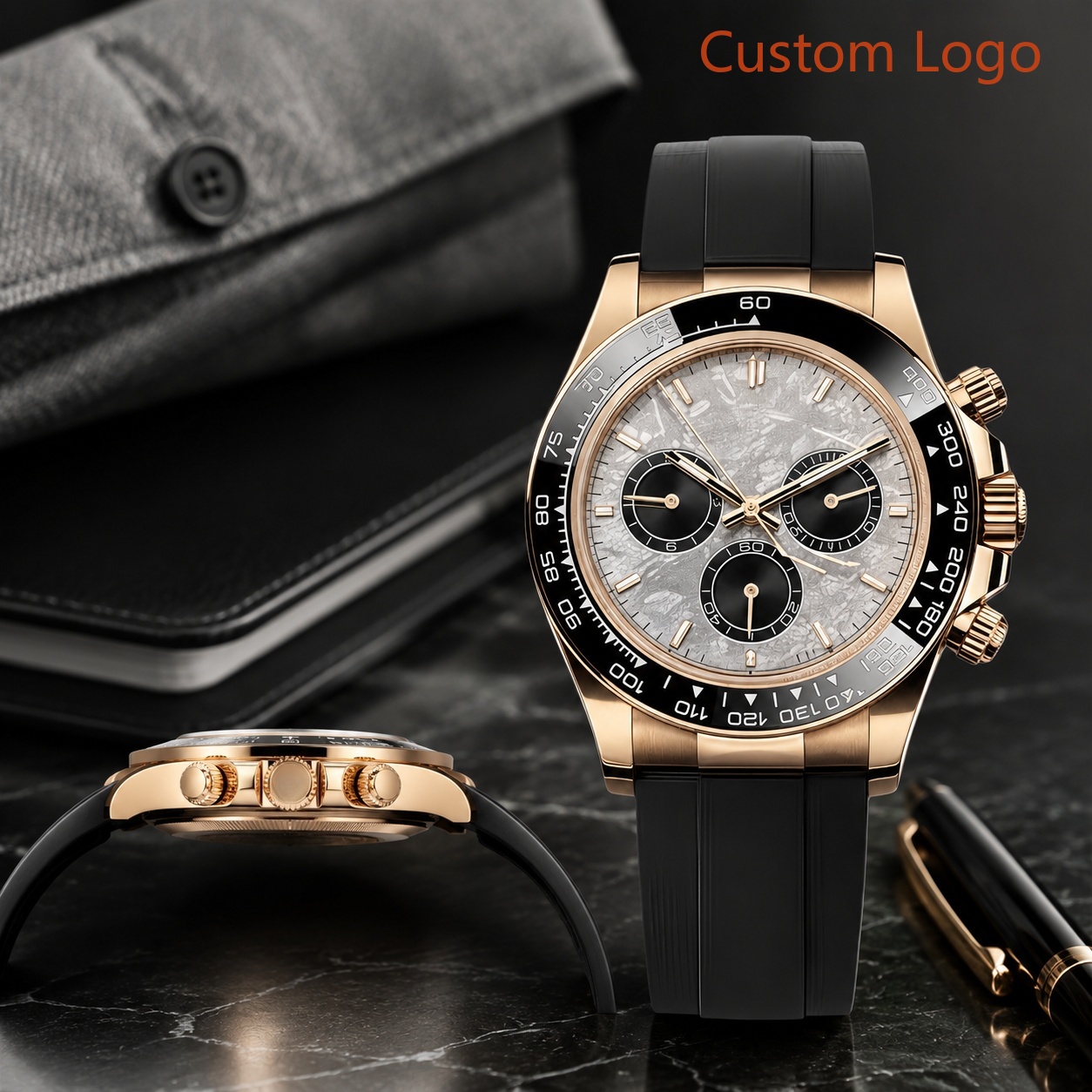 40mm 고급 운석 다이얼 남성용 레이싱 손목시계 광택 - Luxury Ceramic Watch 리뷰 및 가격