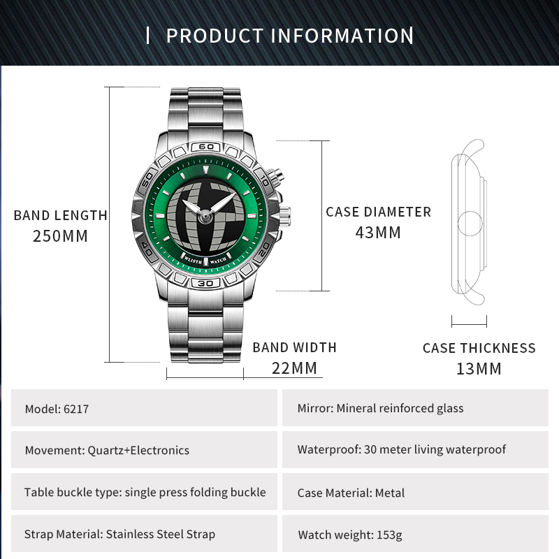 럭셔리 비즈니스 남성용 디지털 시계 방수 야광 손목시계 - Smartwatch Sports Watches For Men 리뷰 및 가격