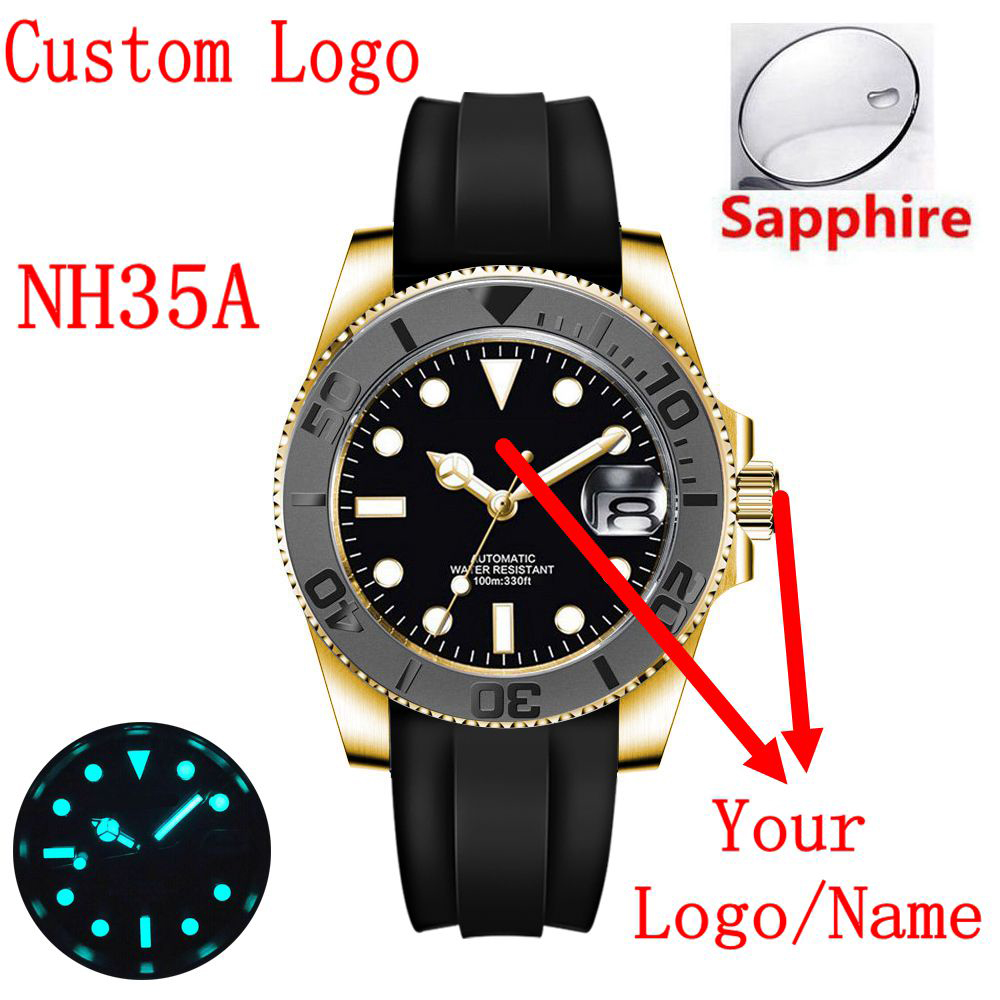 커스텀 로고 40m럭셔리 NH35/ 미요타 오토매틱 기 - Luxury Ceramic Watch 리뷰 및 가격