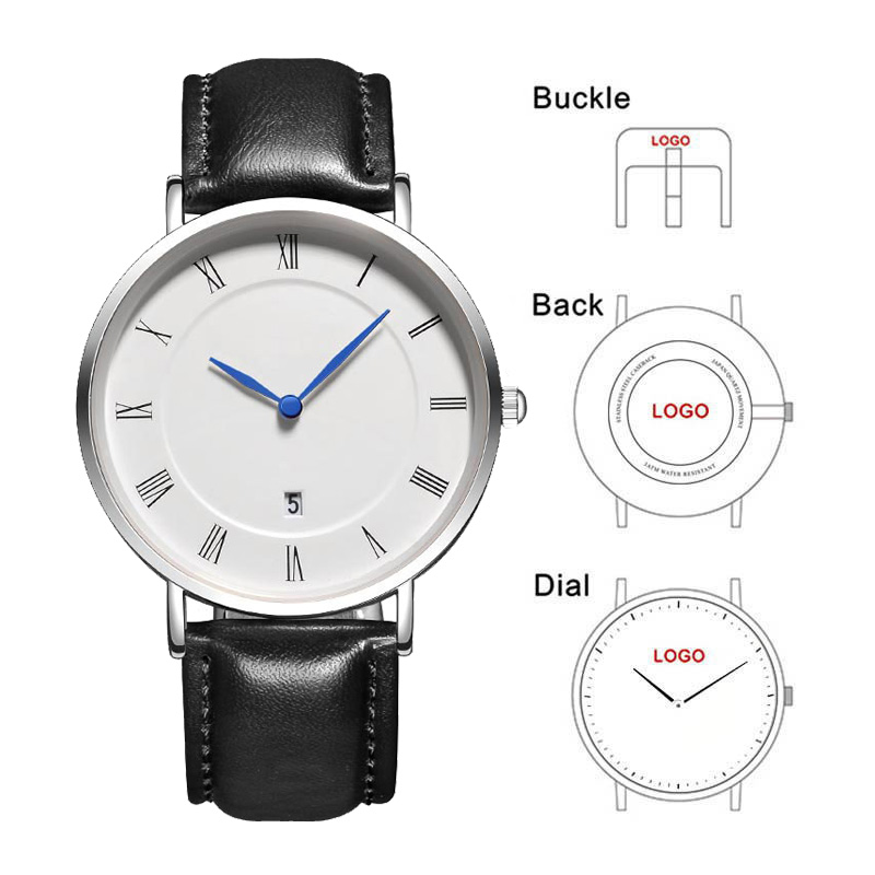 B-8210A 날짜 브랜딩이 있는 심플한 남성 시계,  - Ladies Fashion Watch 리뷰 및 가격
