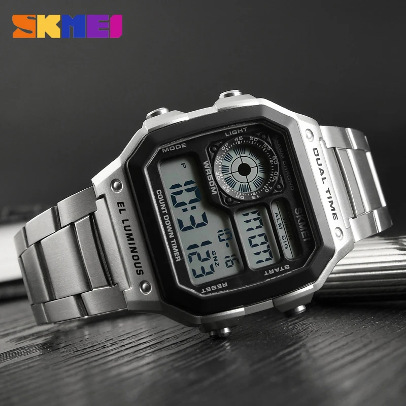 SKMEI 1335 남성용 디지털 시계 레트로 스포츠  - Tide Watch Surf 리뷰 및 가격