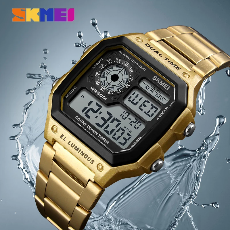SKMEI 1335 남성용 디지털 시계 레트로 스포츠  - Tide Watch Surf 리뷰 및 가격
