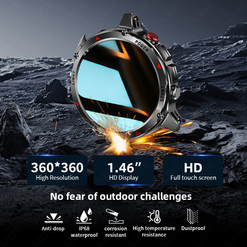 LIGE 새로운 전문가용 GPS 스포츠 스마트워치 아웃 - Smartwatch Running Watches For Men 리뷰 및 가격